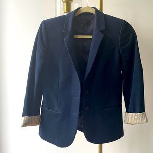 J.Crew women’s navy blazer, size 0